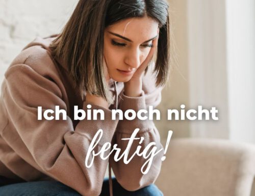Ich bin noch nicht fertig